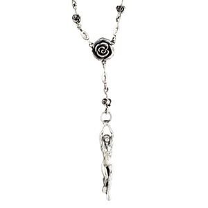 Mitchell Binder King Baby 144g Sterling Rosary - Discontinued Female Form Motif